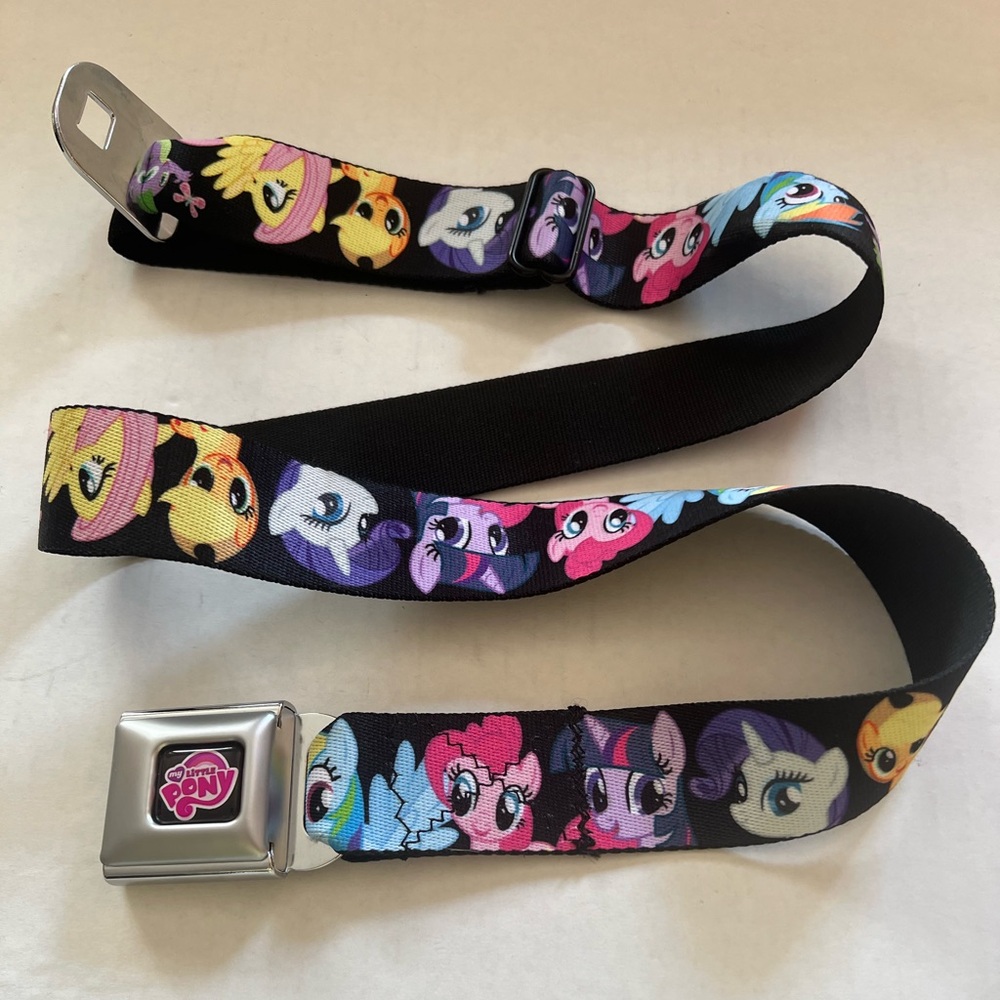 Official License 2012 My Little Pony Adult Unisex ‘Seatbelt’ Belt by Buckle-Down